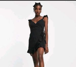 Ruffle Wrap LBD