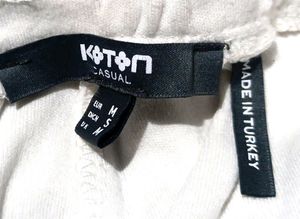 Koton Casual Men Half Pant/Shorts White Colour