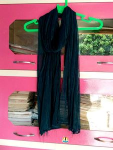 Blue Embroidered Plazo-kurti With Dupatta
