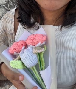 Crochet Bouquet Of Flowers 🎀