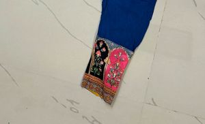 Boho Blue Print Tunic Top