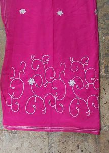 Magenta Saree