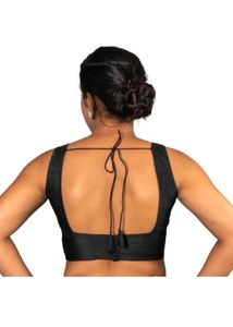 Square Neck Backless Blouse