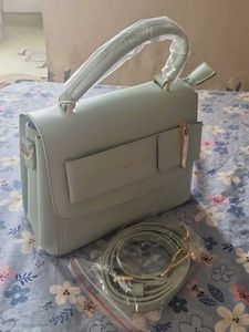 Elegant Handbag Pista Green Color