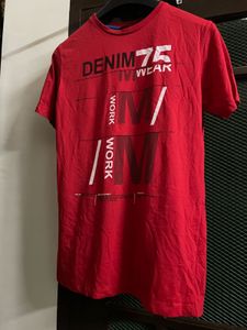 Red Graphic Print T-Shirt