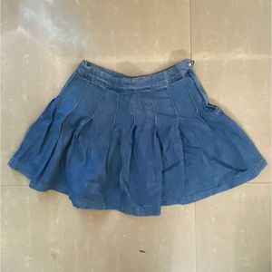 Denim Mini Skirt