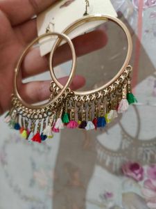 Forever 21 Colorful Hoops Earrings