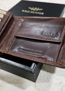 WILD HUNTER LEATHER WALLET ( COFFEE CRUNCH )