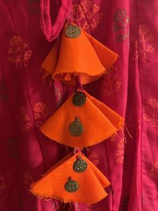 Ethnic Magenta Skirt