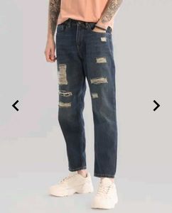 Distressed Denim Jeans