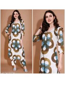 Floral Print Kurta Set