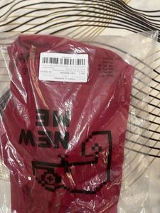 Burgundy One-Shoulder Maxi Dress - size L