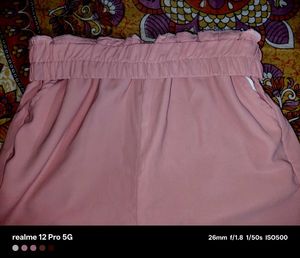 Pink Casual Trousers