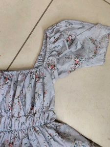 Floral Print Mini Dress