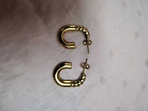 New Gold Hoop Earrings