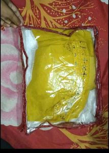 Yellow Embroidered Kurta
