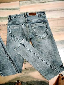 Acid Wash Denim Jeans