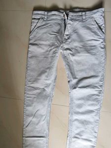 Grey Denim Carpenter Jeans