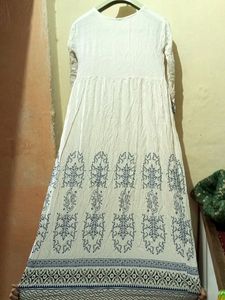 Long Cotton Gown One-piece