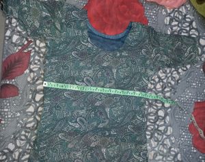 Beautiful Long High Slit Georgette Kurti