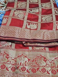 Banarasi Silk  With  Blouse