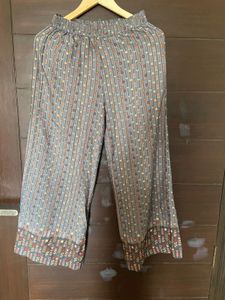 AURELIA Gray Kurta Palazzo Set (S)