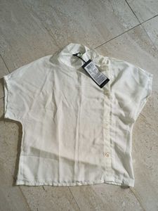 Solid White Top for Women