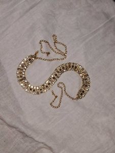Rhinestone Gold Belt