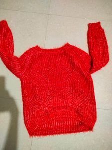 RED WINTER SWEATER 🍒