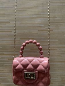 Pink Quilted Handbag