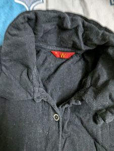 W Brand Black Colour Top