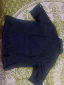 Striped Button-Down Shirt