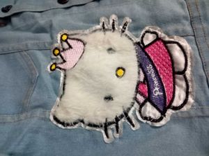 Cute Denim Jacket - Hello Kitty