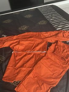 Elegant Orange Kurta Set