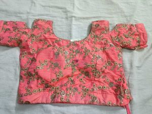Pink Floral Blouse