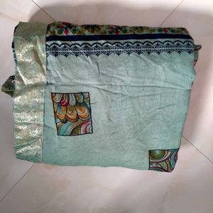 a saari with blouse
