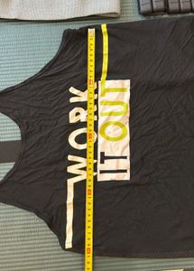 Active Wear Set: Sports bra, Tank Top, Shorts