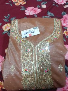 Embroidered Suit Material