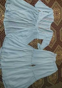 Elegant Blue Embroidered Kurta Set