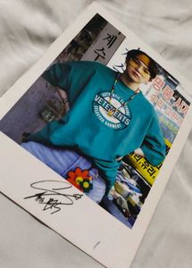 BTS SEVEN MEMBERS PHOTOCARDS WITH THIER AUTOGRAPH