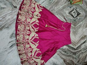 Applique Work Lehenga