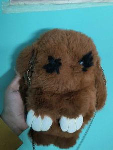Cute Brown Bunny Sling Bag