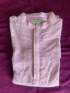 House Of Pataudi Embroiderered Sequinned Kurta