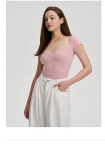 Pink Fitted Top (Never Worn)