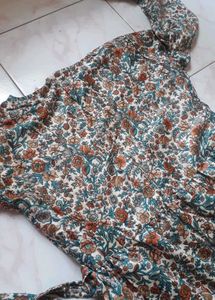 SEMI CASUAL WESTERN PRINTED GOWN
