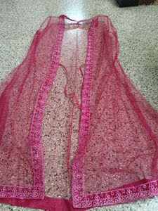 Pink &amp; Turquoise Ethnic Dress