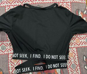 Black Crop Top