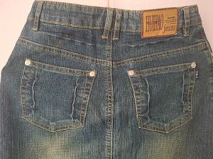 Y2k Denim Midi Skirt
