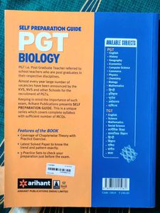 PGT Biology Guide - Arihant