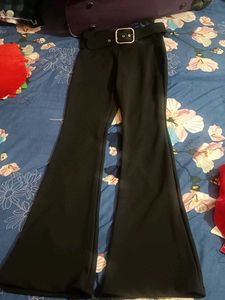 bootcut black pant